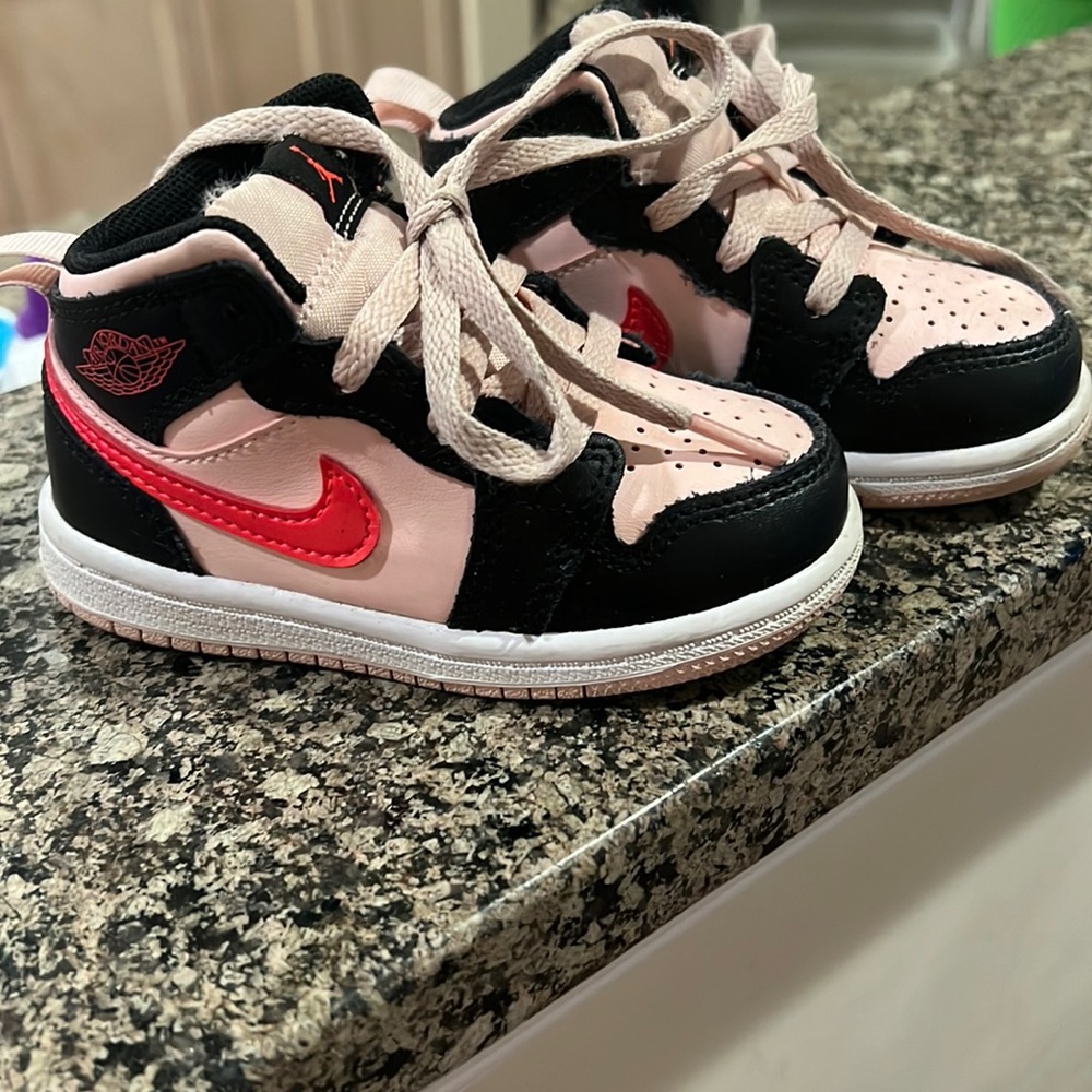 Toddler pink Jordan’s